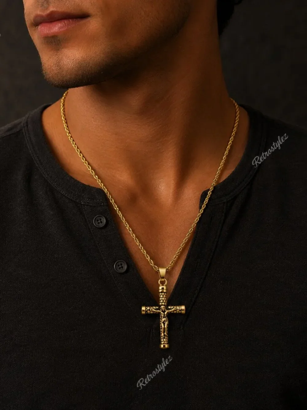 14K Gold Mens 24
